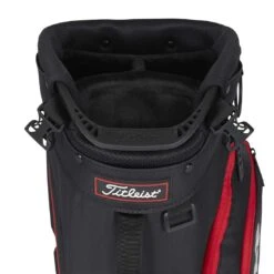 Titleist Players 4 Stand Bag -Golf Equipment Store titleist 2023 players 4 stand bag black black red top itempicture