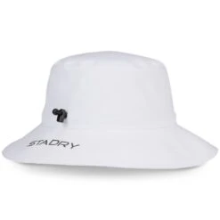 Titleist Players StaDry Bucket Hat -Golf Equipment Store titleist 2023 players stadry bucket hat white charcoal back itempicture