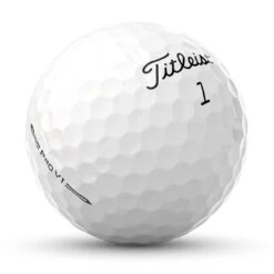 Titleist Pro V1 Golf Balls -Golf Equipment Store titleist 2023 pro v1 golf balls low numbers ball angle itempicture