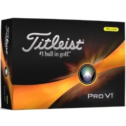 Titleist Pro V1 Yellow Golf Balls