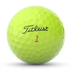 Titleist Pro V1x Yellow Golf Balls 11 Titleist Pro V1x Yellow Golf Balls -Golf Equipment Store titleist 2023 pro v1x yellow golf balls front stamp itempicture
