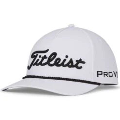 Titleist Tour Rope Hat -Golf Equipment Store titleist 2023 tour rope hat white black itempicture