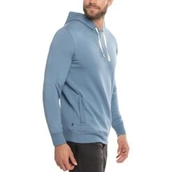 TravisMathew Cloud Hoodie -Golf Equipment Store travismathew cloud hoodie copen blue side itempicture