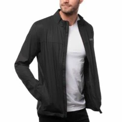 TravisMathew Crystal Cove 2.0 Jacket -Golf Equipment Store travismathew crystal cove 2 0 jacket black side itempicture