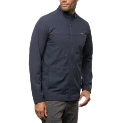 TravisMathew Crystal Cove 2.0 Jacket -Golf Equipment Store travismathew crystal cove 2 0 jacket mood indigo side itempicture