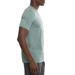 TravisMathew Scenic Vista Active Tee -Golf Equipment Store travismathew scenic vista active tee heather silver pine side itempicture