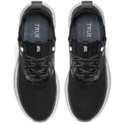 TRUE Linkswear Lux Hybrid Golf Shoes High Vis Black -Golf Equipment Store truelinkswear true lux hybrid golf shoes high vis black top itempicture
